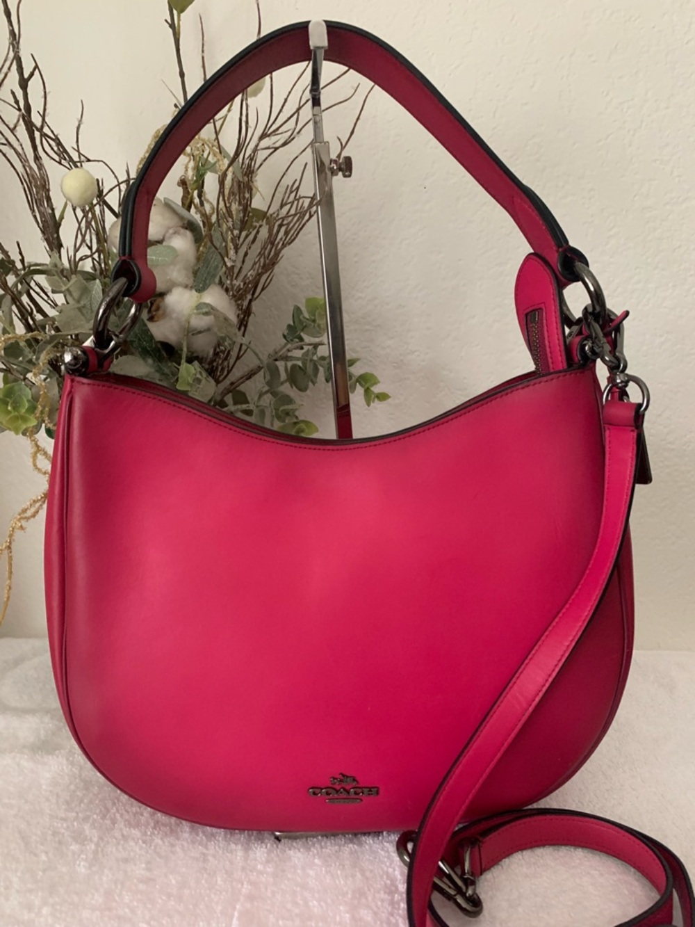 Coach Nomad Hobo Tote  Leather Shoulder/Crossbody Bag